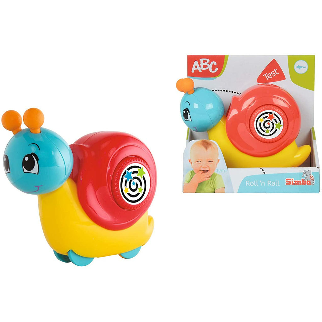 Simba Abc Press' N Go Snail Age 6M+ Unisex