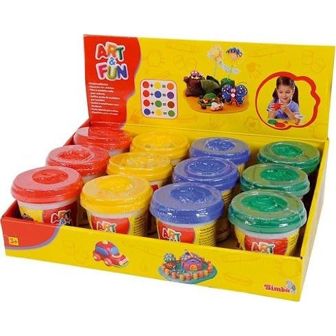 Simba Art & Fun Soft Dough Pots In Display Age 3+ Unisex-Assorted