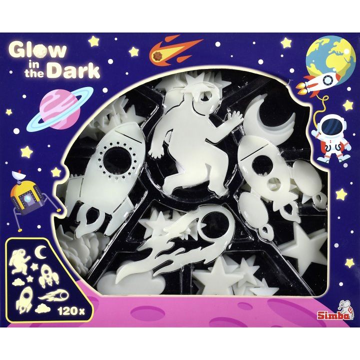 Simba Space Glow in the Dark Set (120 Pieces) Age- 3 Years & Above