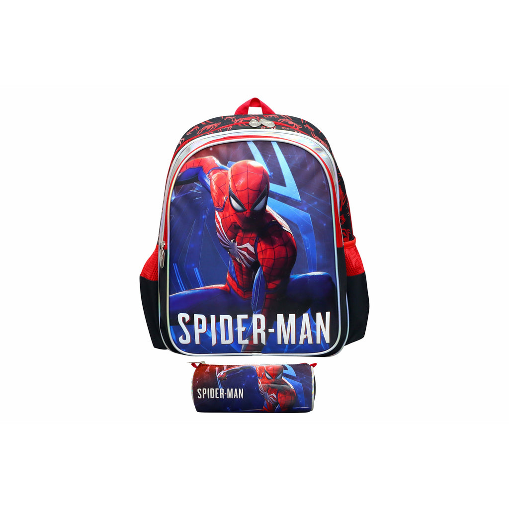 Simba Spider-Man Games Backpack + Pencil Case 16" Age 3+ Boy
