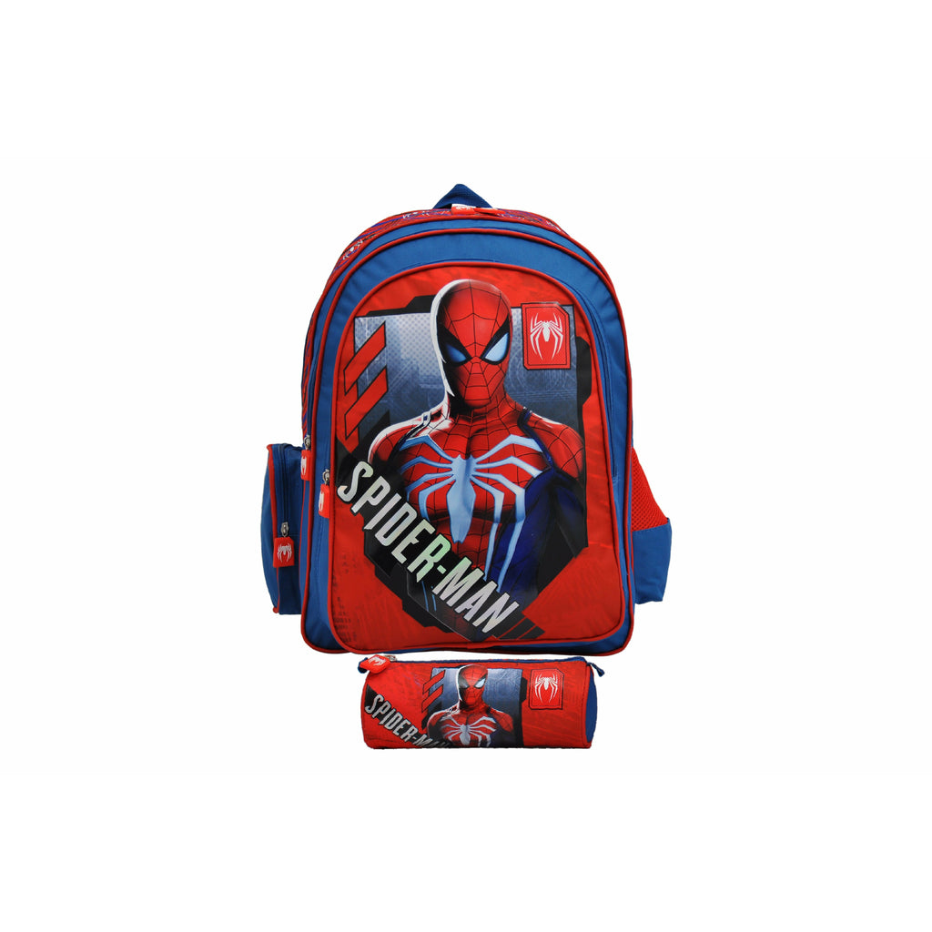 Simba Spider-Man Stand By Me Backpack 18" + Pencil Case Age 3+ Boy