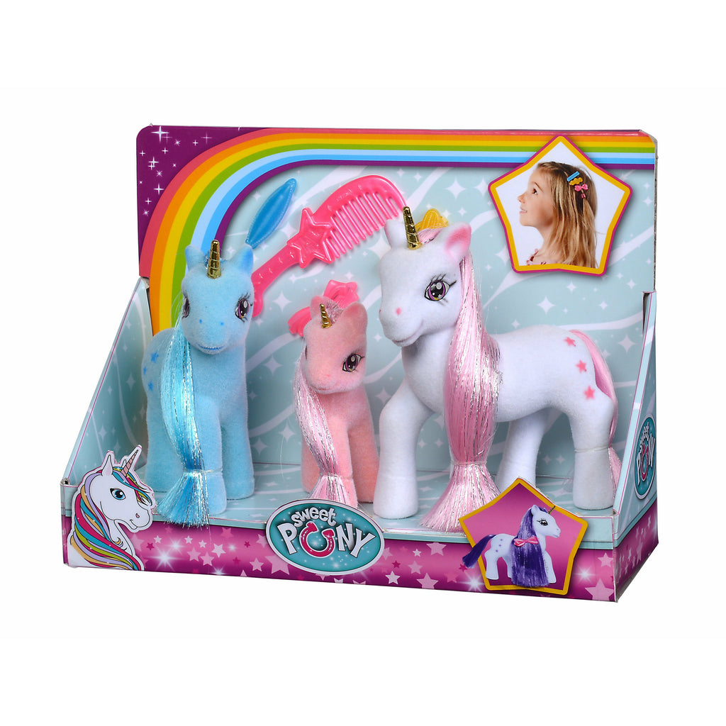 Simba Unicorn Family, 3 Pieces Multicolor Age-3 Years & Above