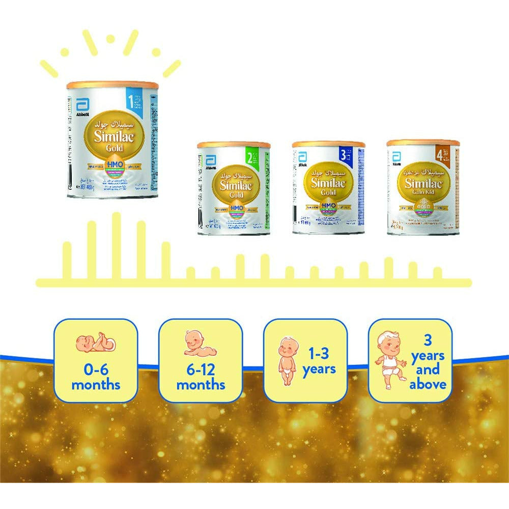 Similac Gold 2 HMO Infant Formula Milk (6-12 months) 400g