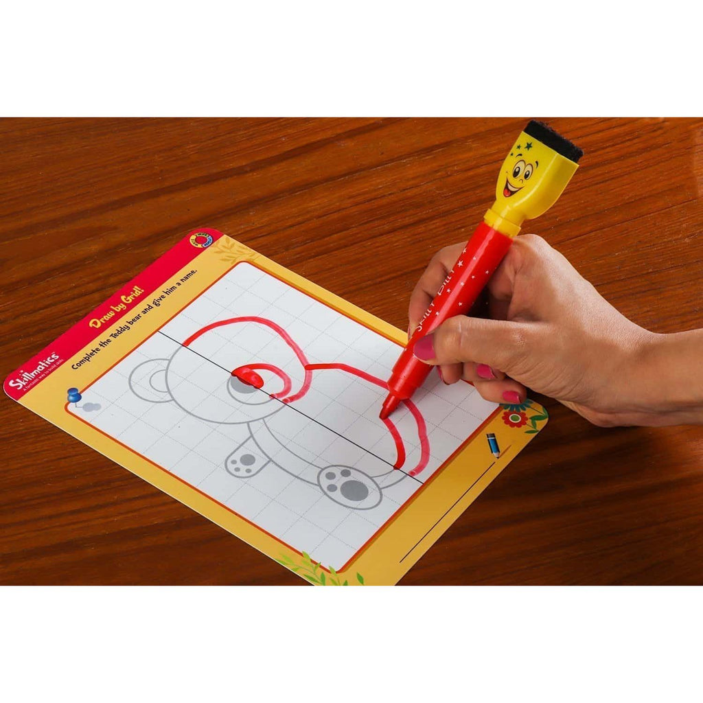 Skill Matics Boredom Buster Write and Wipe Educational Activity Game Age- 3 Years to 6 Years