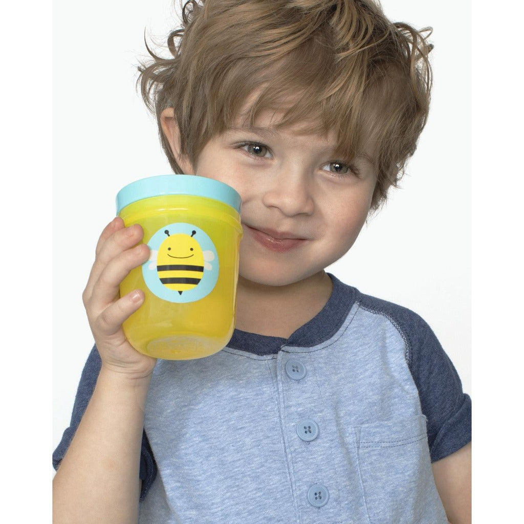 SkipHop Zoo Bee/ Owl Tumbler Cups Set of 2 Age- 18 Months & Above 