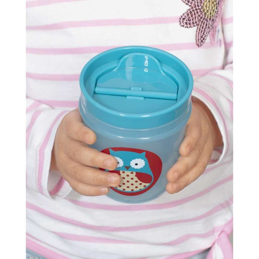 SkipHop Zoo Bee/ Owl Tumbler Cups Set of 2 Age- 18 Months & Above 