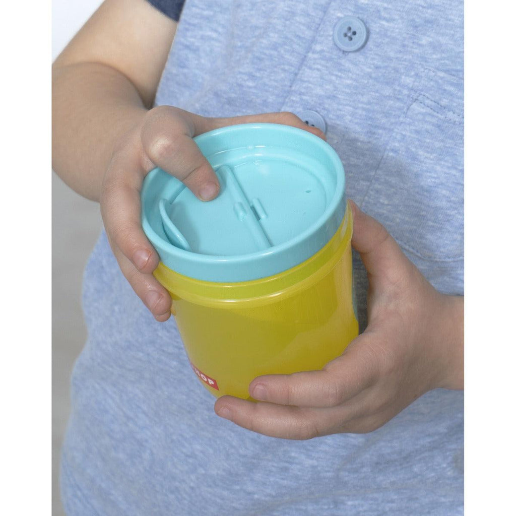 SkipHop Zoo Bee/ Owl Tumbler Cups Set of 2 Age- 18 Months & Above 