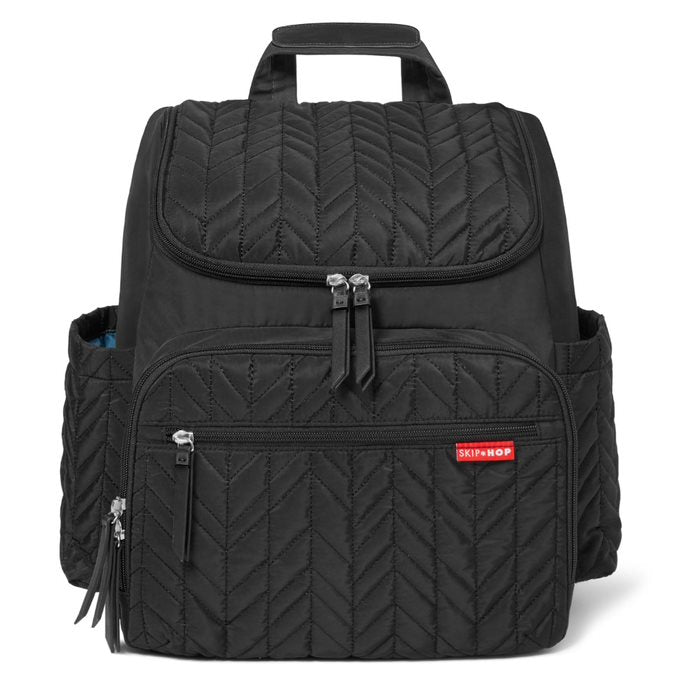 Skip Hop Forma Diaper Backpack Jet Black Age-Newborn & Above