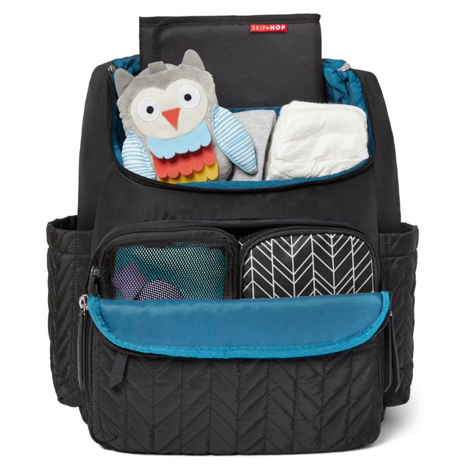 Skip Hop Forma Diaper Backpack Jet Black Age-Newborn & Above