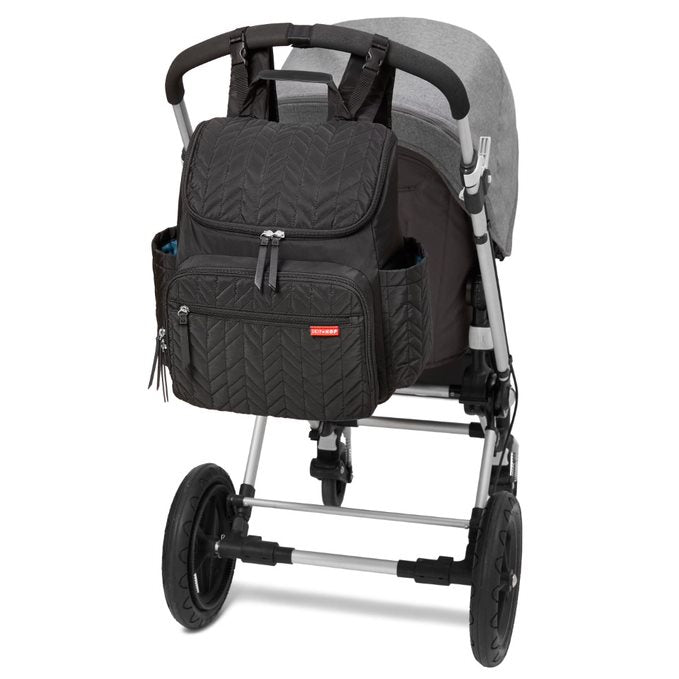 Skip Hop Forma Diaper Backpack Jet Black Age-Newborn & Above