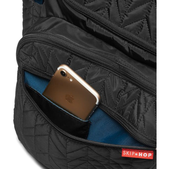 Skip Hop Forma Diaper Backpack Jet Black Age-Newborn & Above