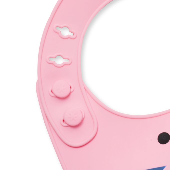 Skip Hop Zoo Fold & Go Silicone Bib Butterfly Age-6 Months & Above