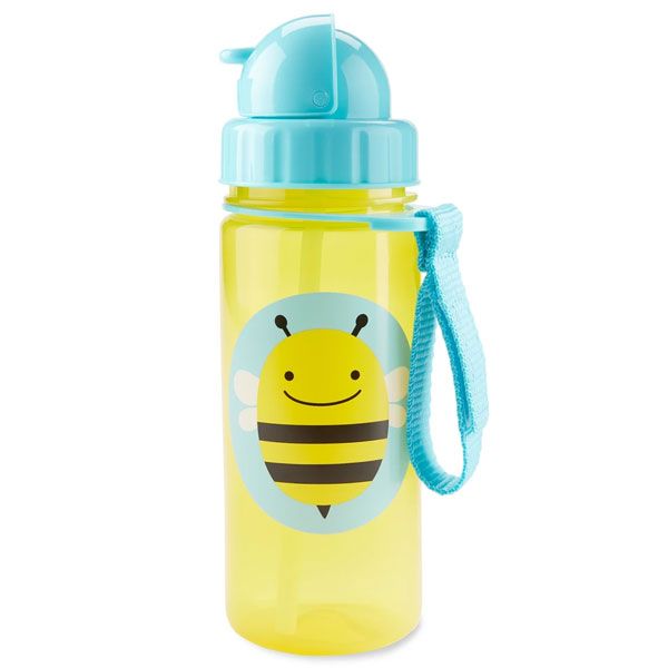 Skip Hop Zoo Straw Bottle Bee Multicolor Age-6 Months & Above
