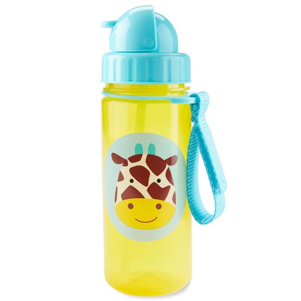 Skip Hop Zoo Straw Bottle Giraffe Multicolor Age-6 Months & Above