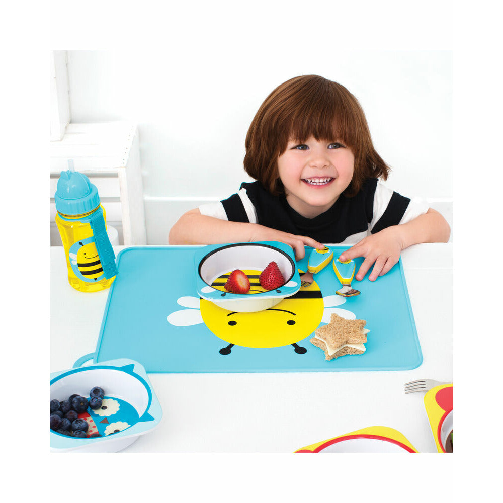 Skip Hop Zootensils Fork & Spoon Bee Multicolor Age-1 Year & Above