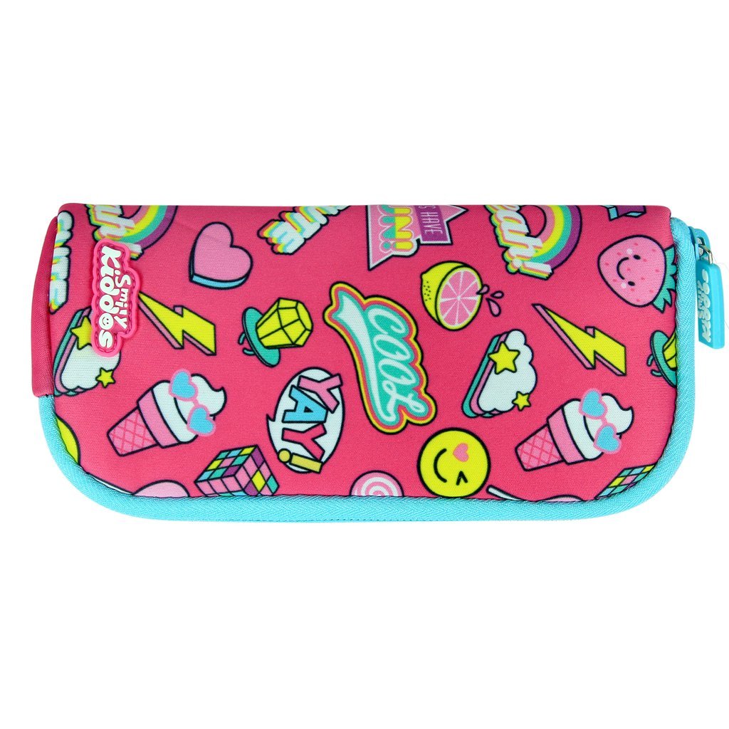 Smily Kiddos Mini Pencil Pouch - Pink Blue Age 5Y+