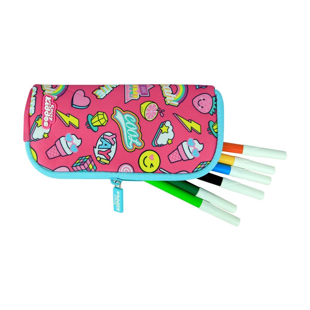 Smily Kiddos Mini Pencil Pouch - Pink Blue Age 5Y+