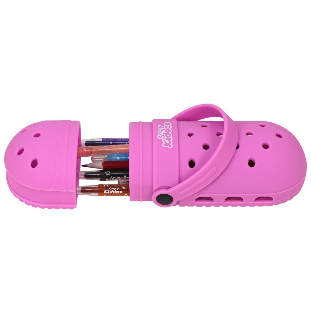 Smily Kiddos Silicone shoe pencil case - Purple Age 5Y+