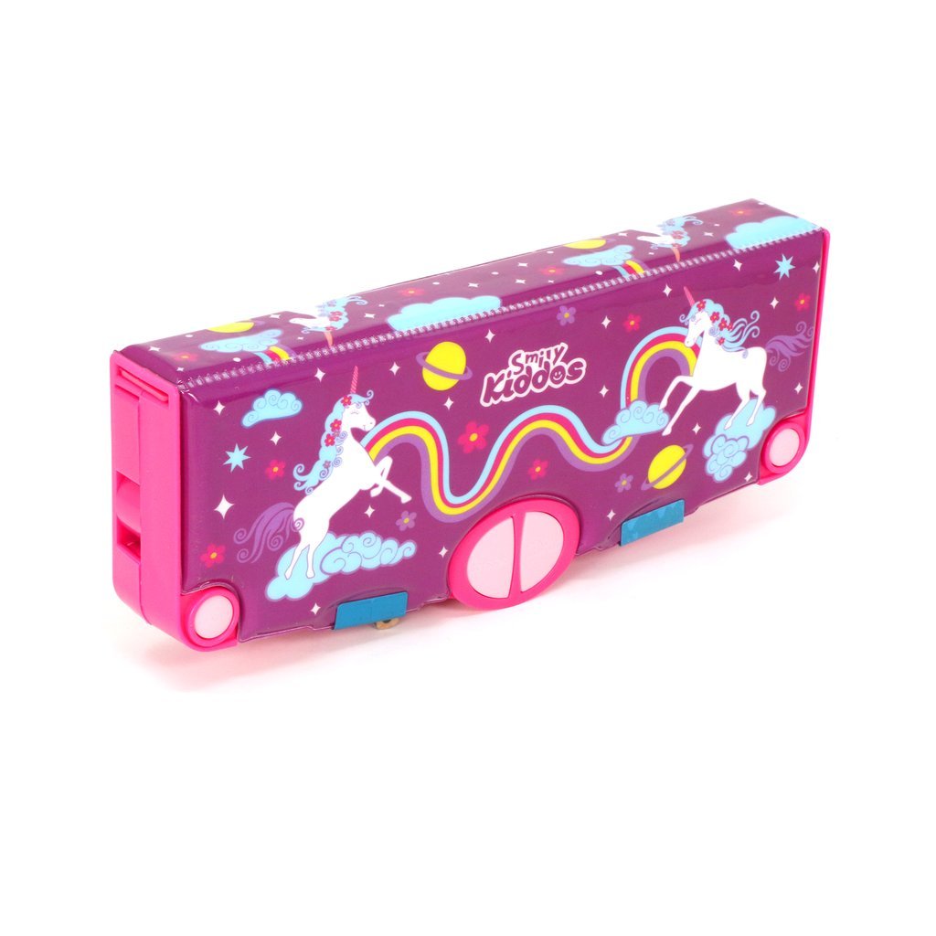 Smily Kiddos Smily Pop Out Pencil Box-Rainbow Unicorn Theme Age 5Y+