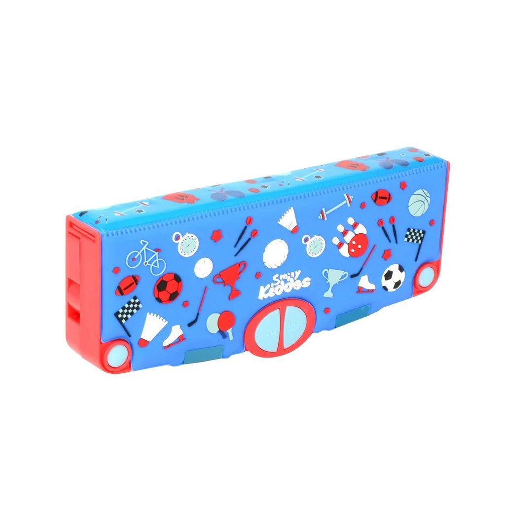 Smily Kiddos Pop Out Pencil box Police Theme - Blue main image 0