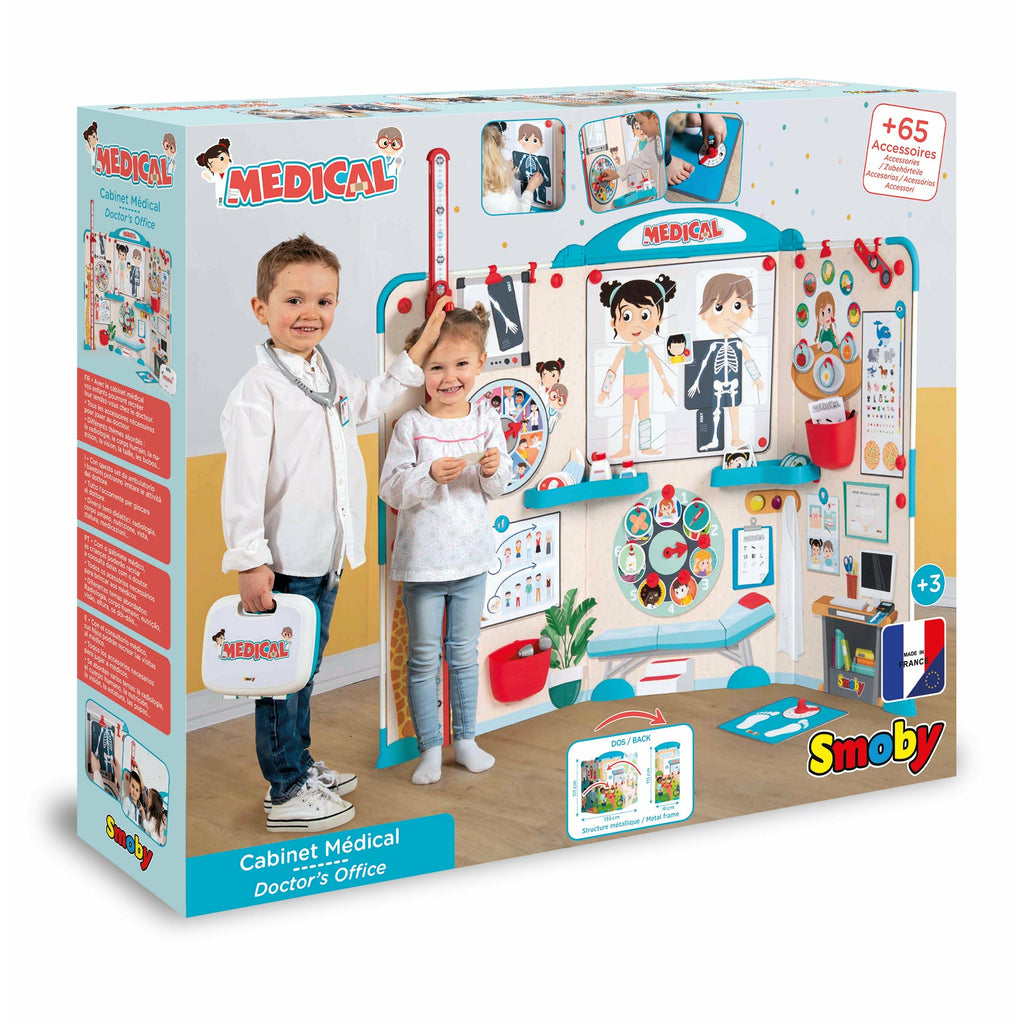 Smoby-DoctorS Office With 65 Accessoire Multicolor Age-3 Years & Above