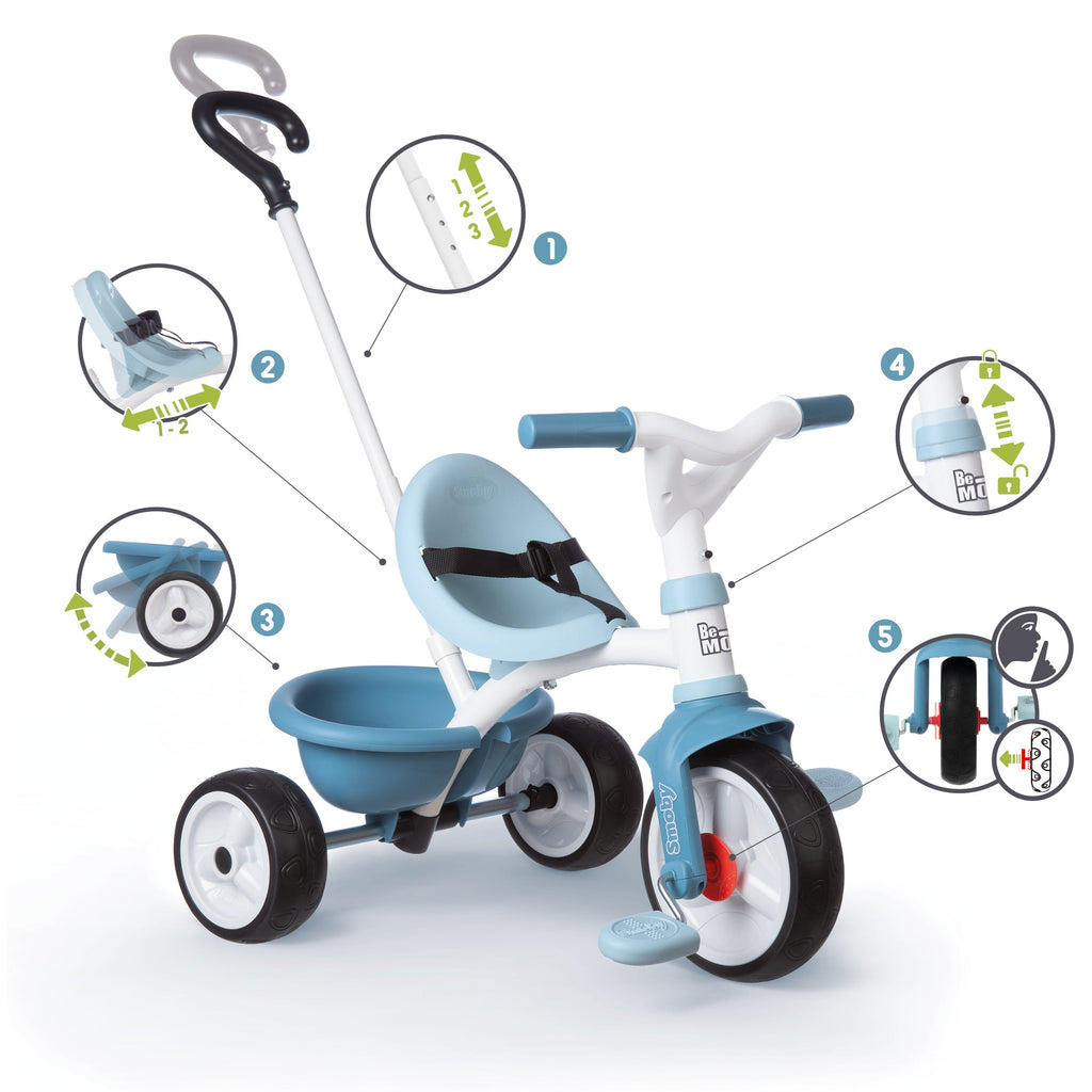 Smoby Be Move Blue Multicolor Age-3 Years & Above