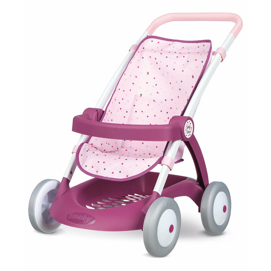 Smoby Chuli Pop Baby Nurse Stroller Pink Age-3 Years & Above