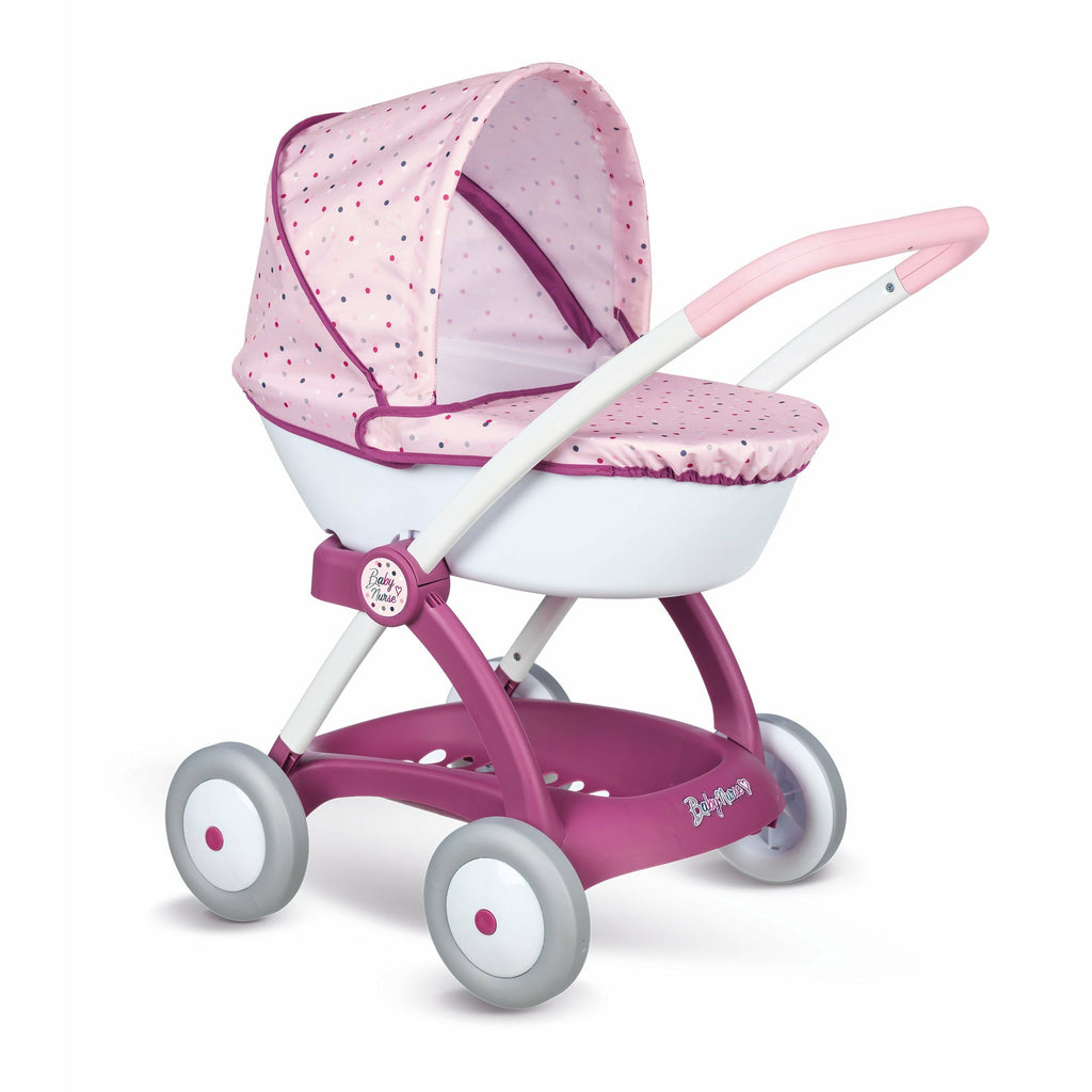 Smoby Chuli Pop Car New Baby Nurse Bassinet Pink Age-3 Years & Above