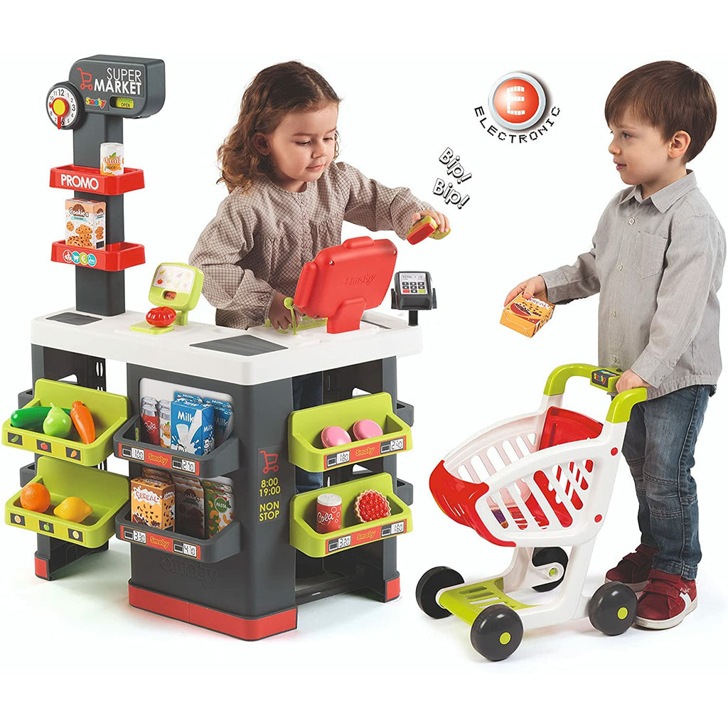Smoby Super Market With 42 Accessories Age 3+ Girl