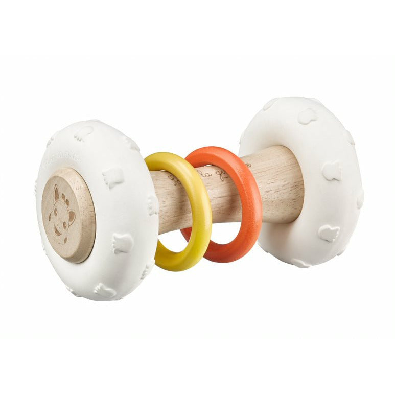 Sophie La Girafe SoPure Wooden And Rubber Rattle Totem Multicolor Age- 3 Months & Above