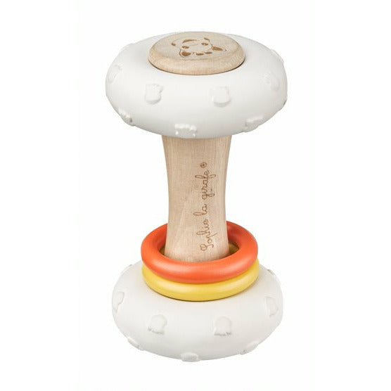 Sophie La Girafe SoPure Wooden And Rubber Rattle Totem Multicolor Age- 3 Months & Above