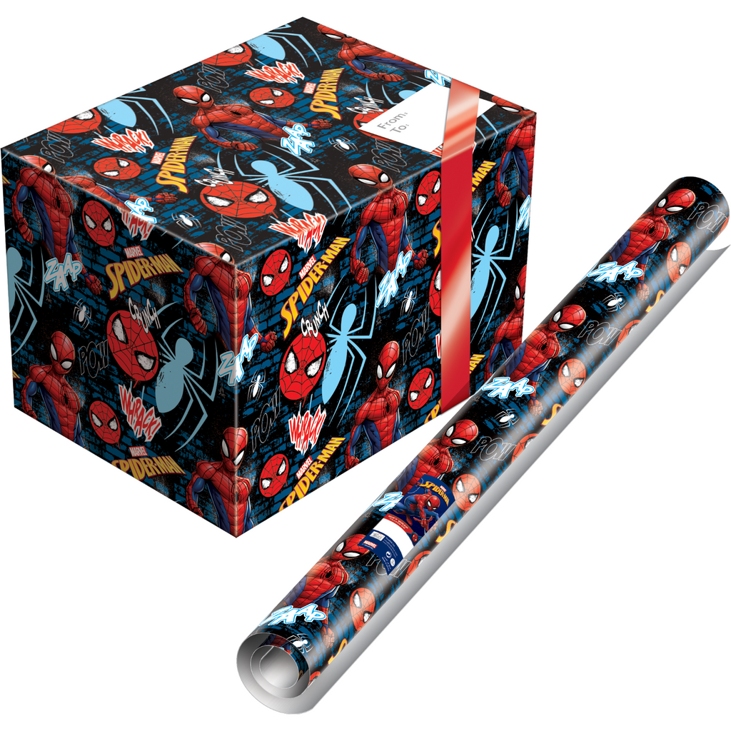 Spider-Man - Gift Wrap 200 Cm x 76Cm Age-Newborn & Above