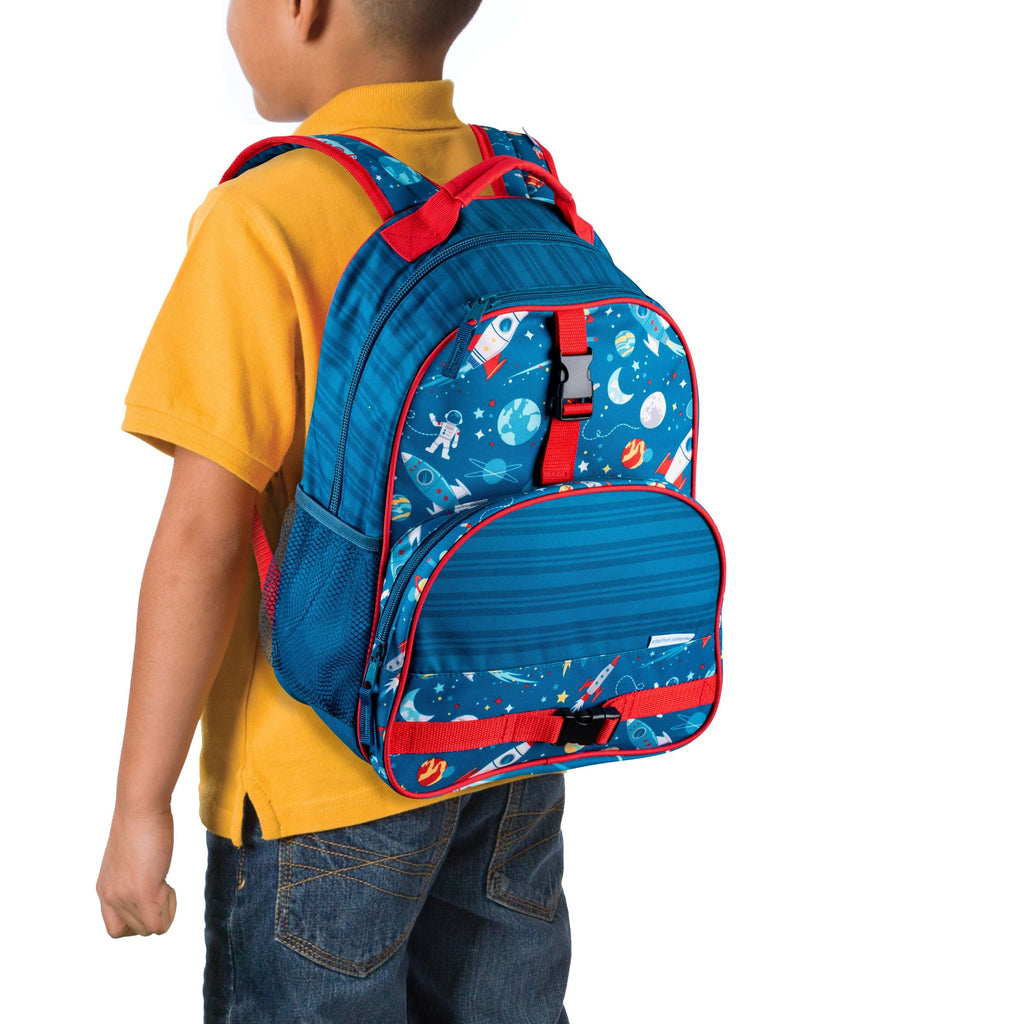 Stephen Joseph All Over Print Backpack Space Blue Age- 3 Years & Above