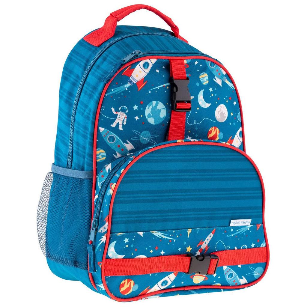 Stephen Joseph All Over Print Backpack Space Blue Age- 3 Years & Above