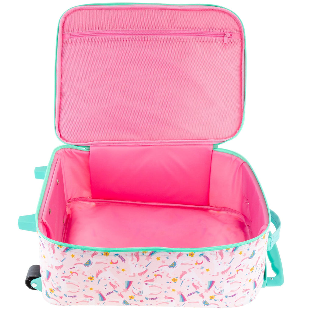 Stephen Joseph All Over Print Rolling Trolley Bag Unicorn Pink Age- 3 Years & Above