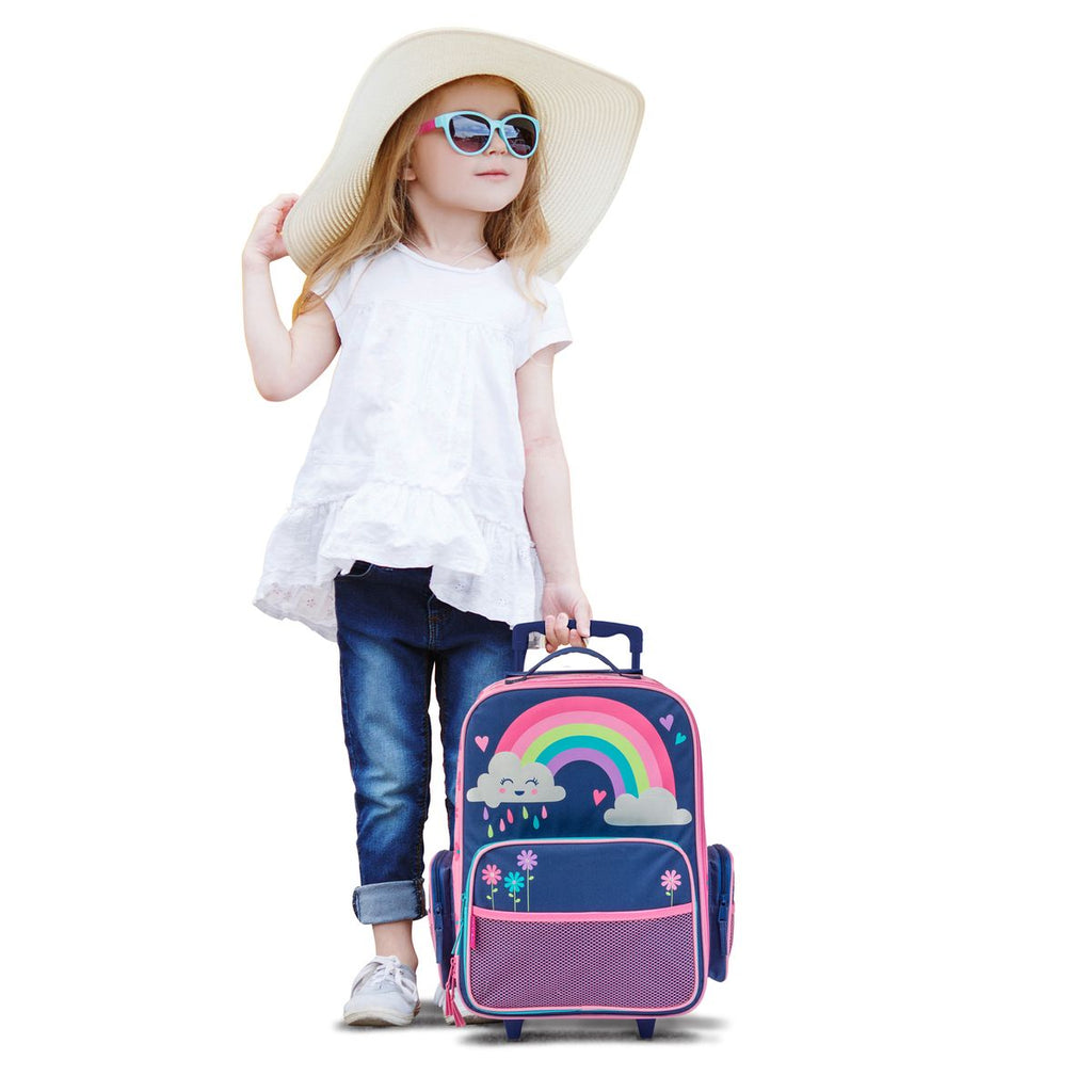 Stephen Joseph Classic Rolling Trolley Bag Rainbow MLT Age- 3 Years & Above