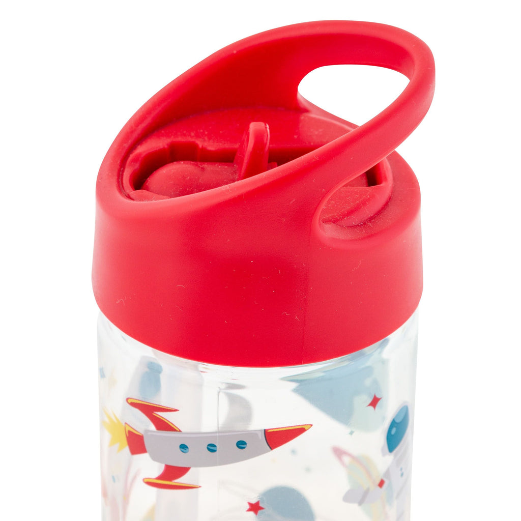 Stephen Joseph Flip Top Bottle Space Red Age- 3 Years & Above