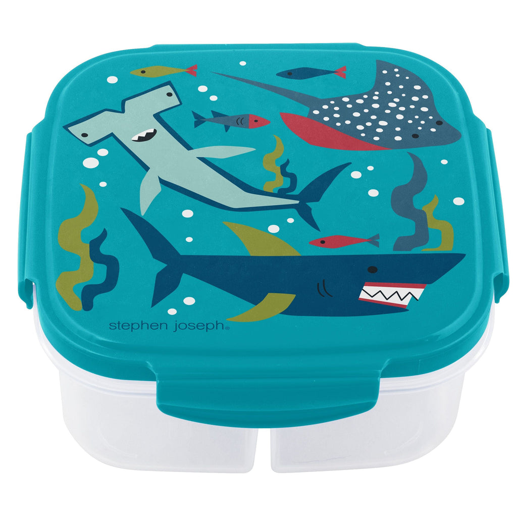 Stephen Joseph Snack Box With Ice Pack Shark Blue Age- 3 Years & Above