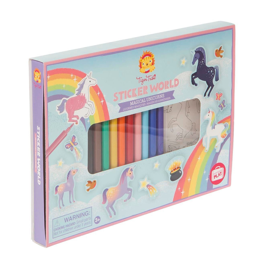 Tiger Tribe Sticker World - Magical Unicorns Age 3Y+