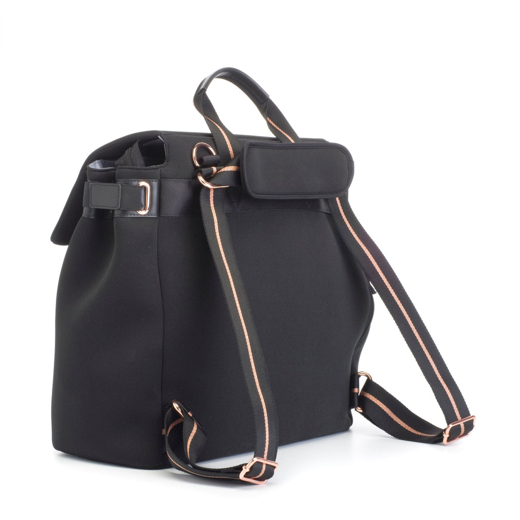 Storksak St. James Diaper Bag Black Scuba Age- Newborn & Above
