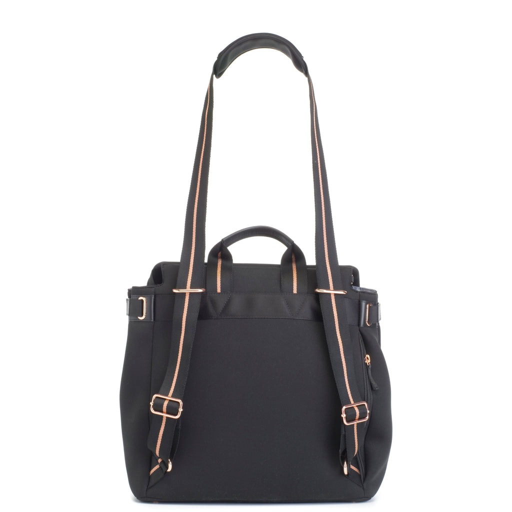 Storksak St. James Diaper Bag Black Scuba Age- Newborn & Above