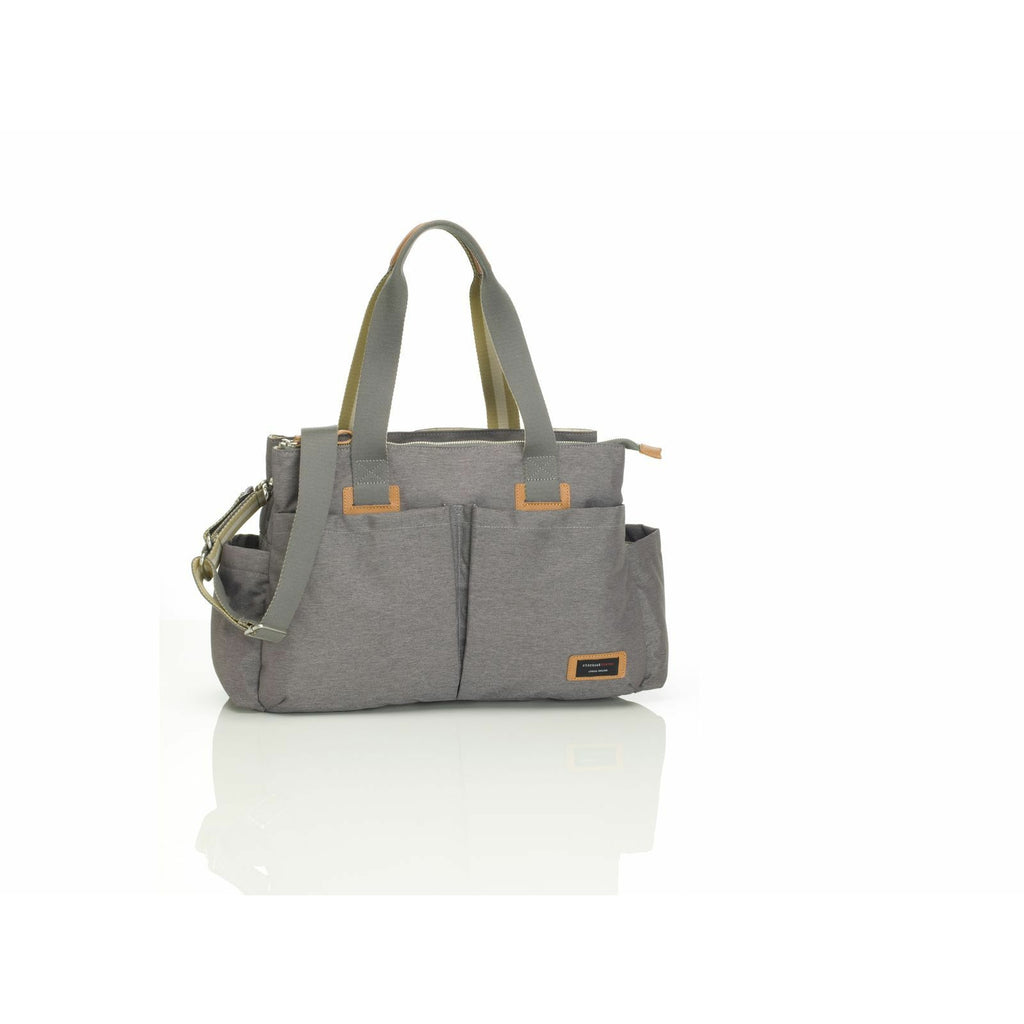 Storksak Travel Shoulder Bag Grey Unisex