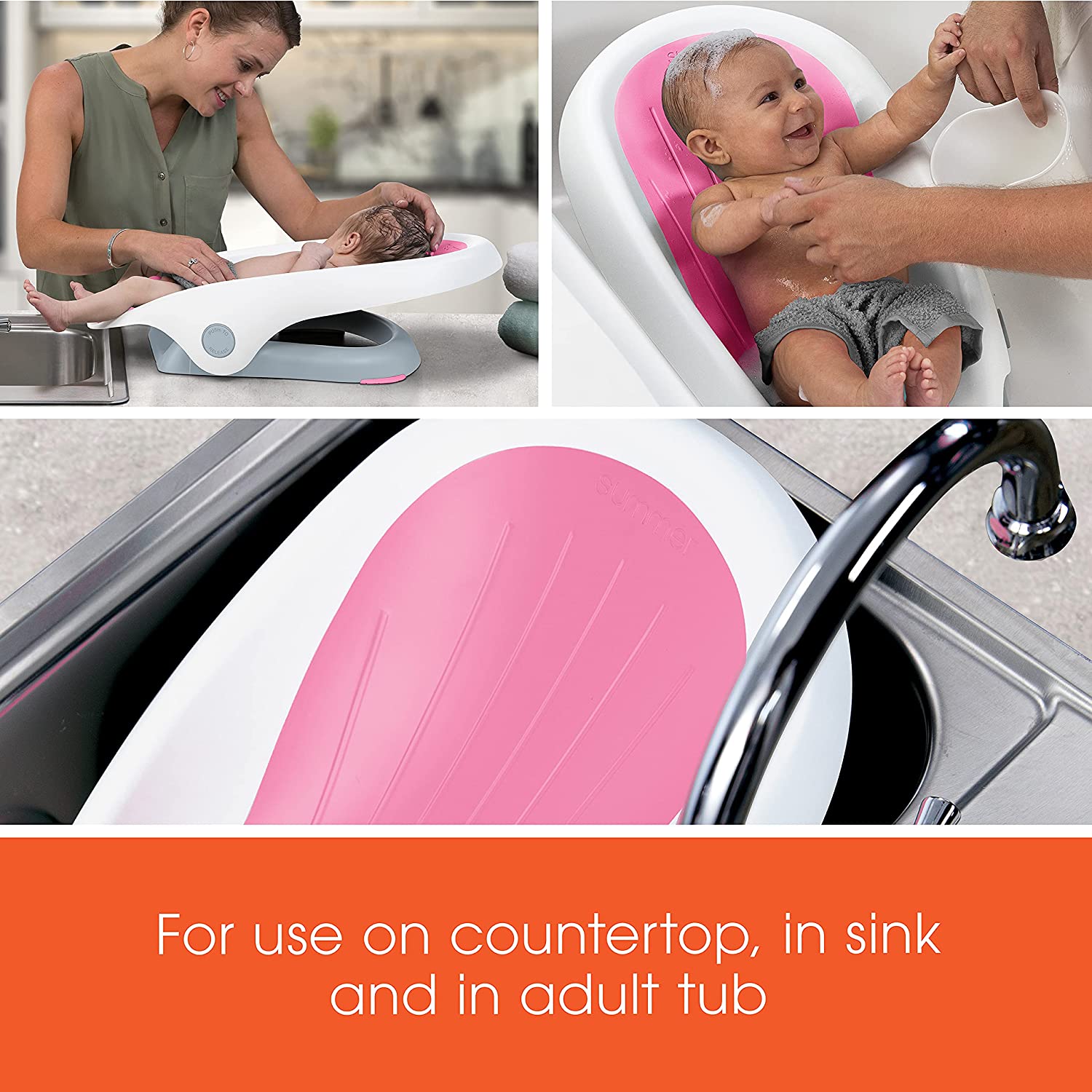 Baby bath 2025 tub for countertop