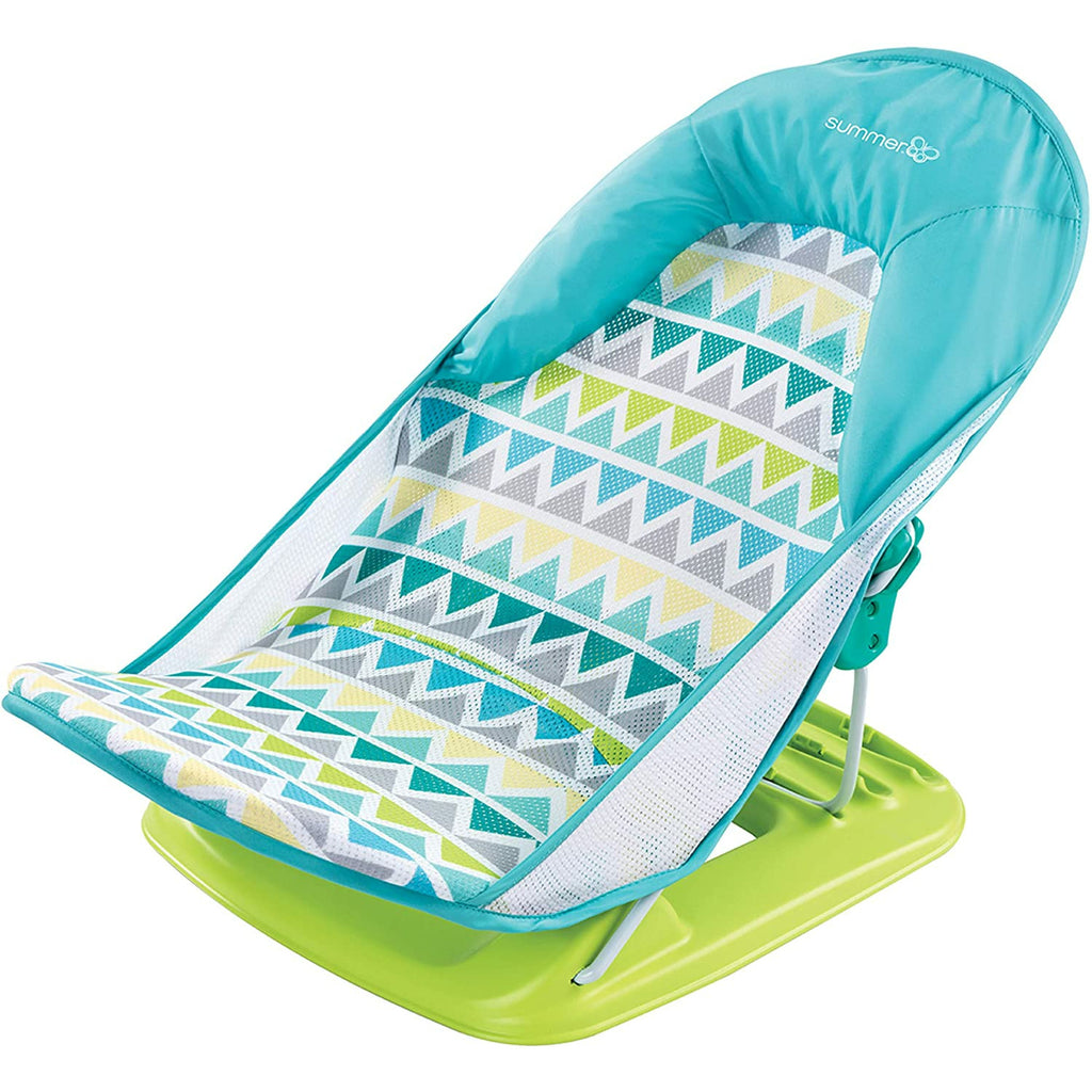 Summer Infant Deluxe Baby Bather - Triangles Stripes 0M+