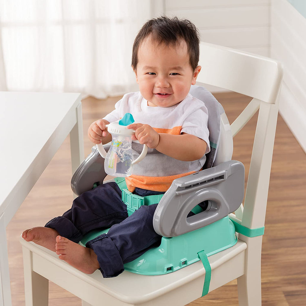 Summer Infant Deluxe Comfort Folding Booster Seat - Elephant Love 6M+