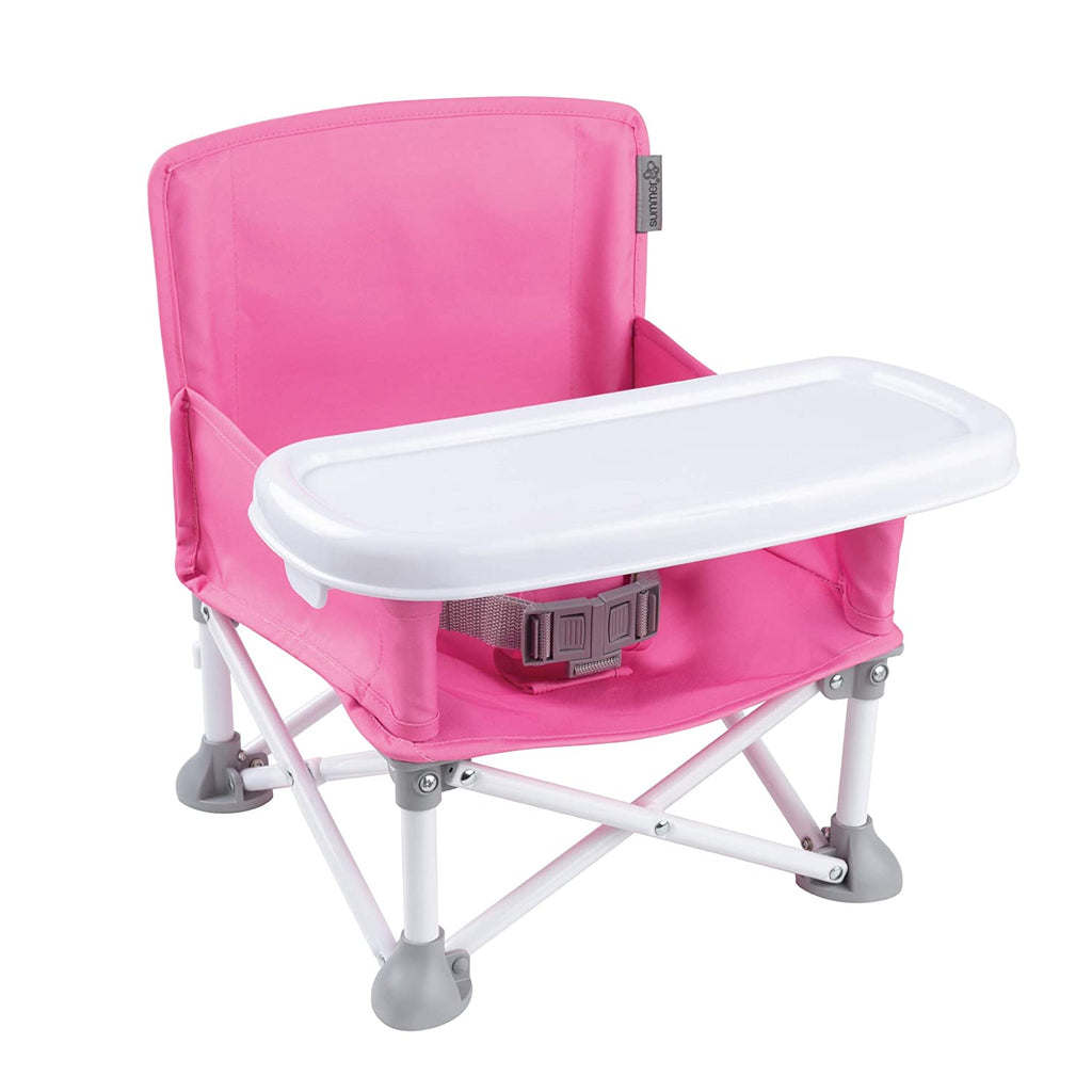 Summer Infant Pop N Sit Portable Booster Pink 6M+