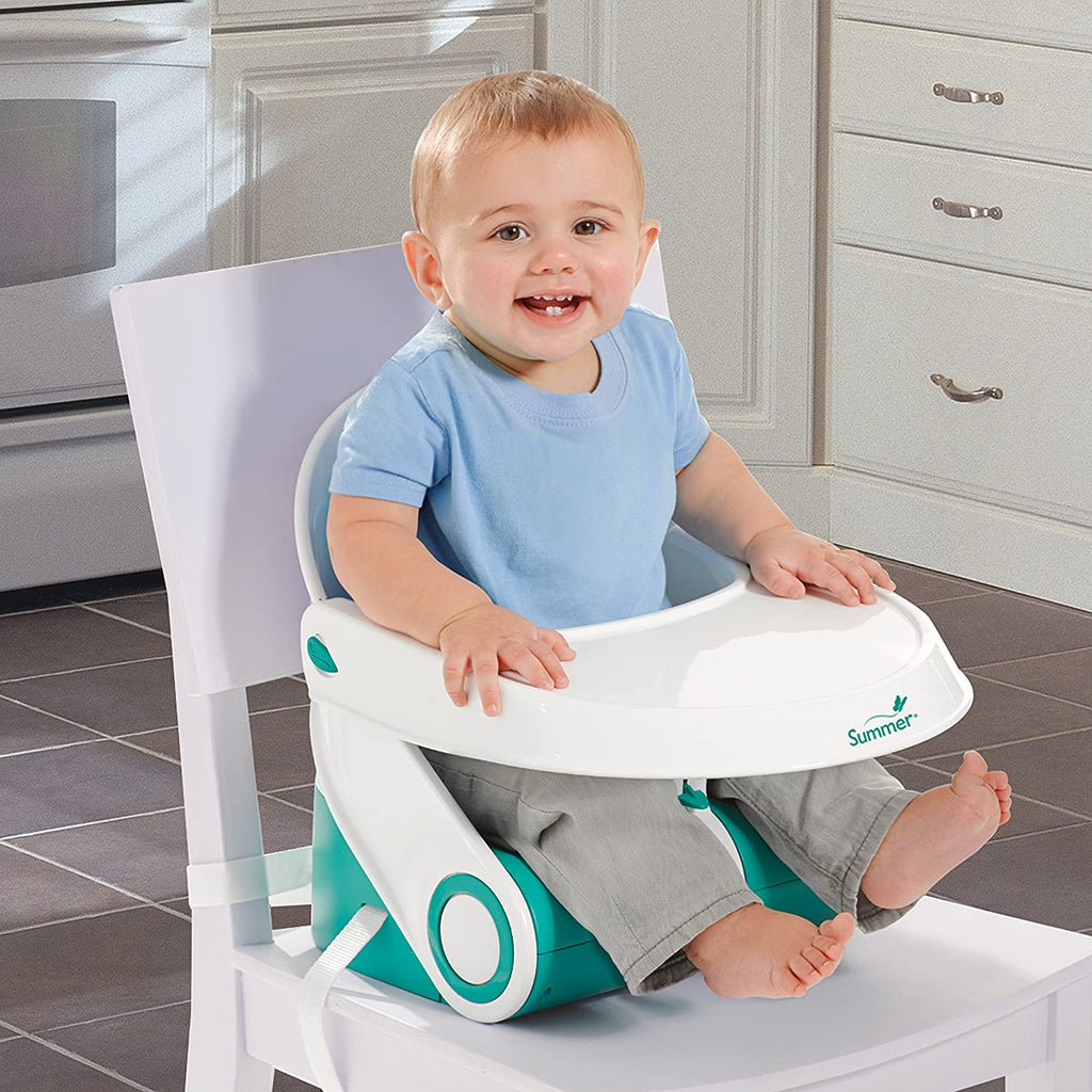 Summer Infant Sit N Style Booster Seat Teal Teal Age-6 Months & Above