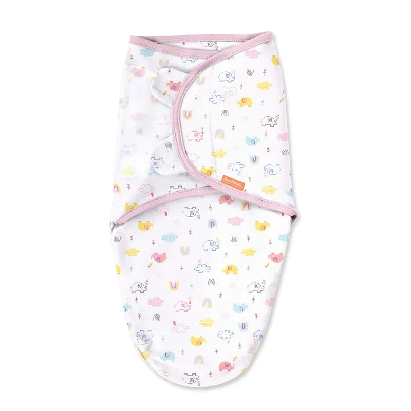 summer infant swaddleme original swaddle Summer Infant SwaddleMe Original Swaddle Elephants & Rainbows Age- Newborn to 3 Months