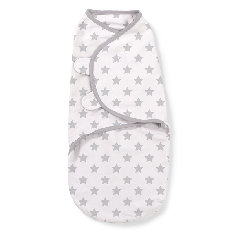 Summer Infant SwaddleMe Original Swaddle Grey Star Age- Newborn to 3 Months