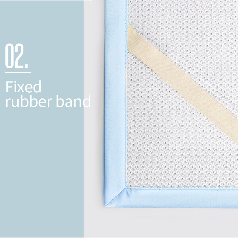 Sunveno Baby Mattress Protector Multipurpose Mat-Blue-M Unisex